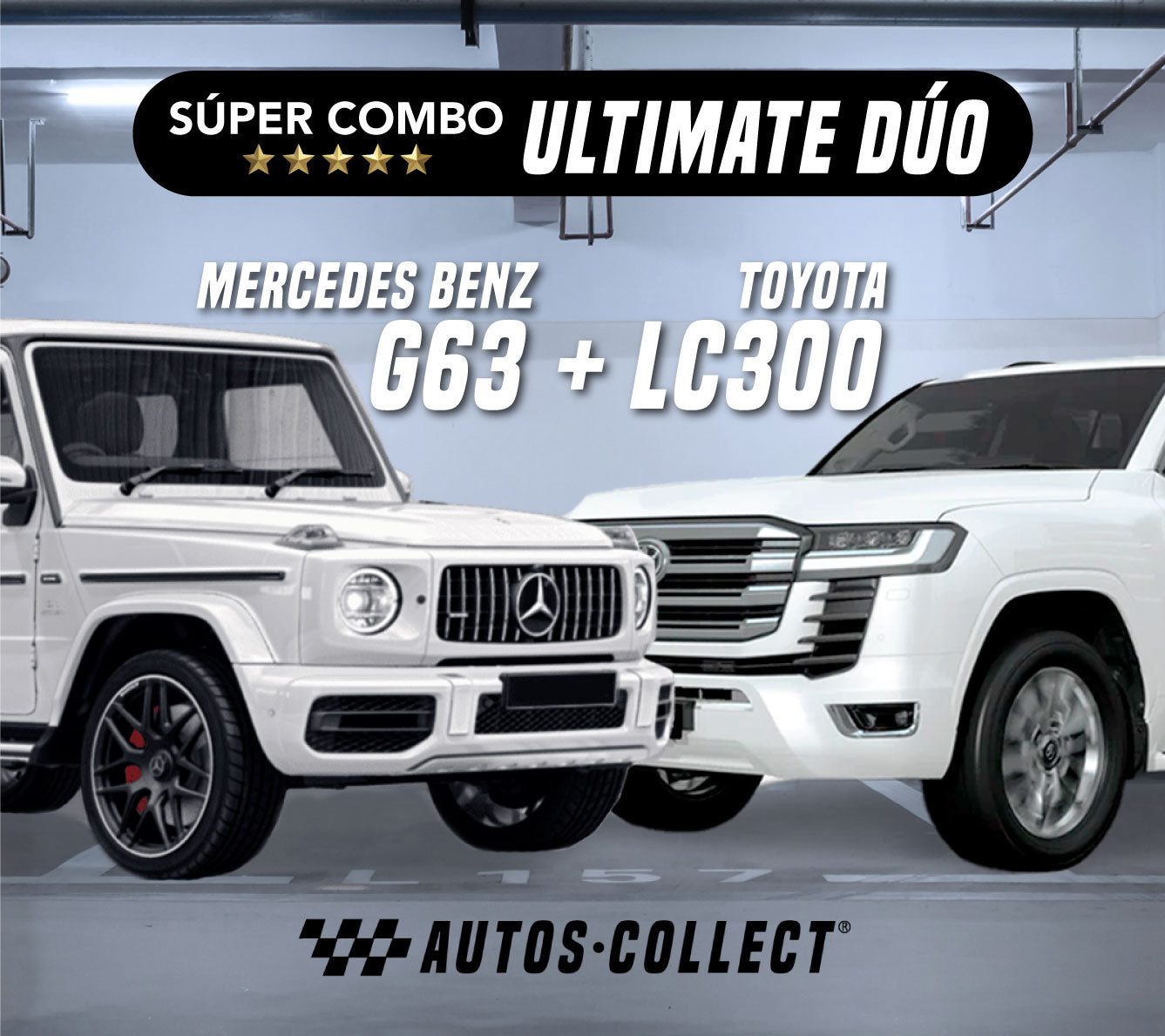 ¡COMBO ULTIMATE! MERCEDES BENZ G63 + TOYOTA LC300