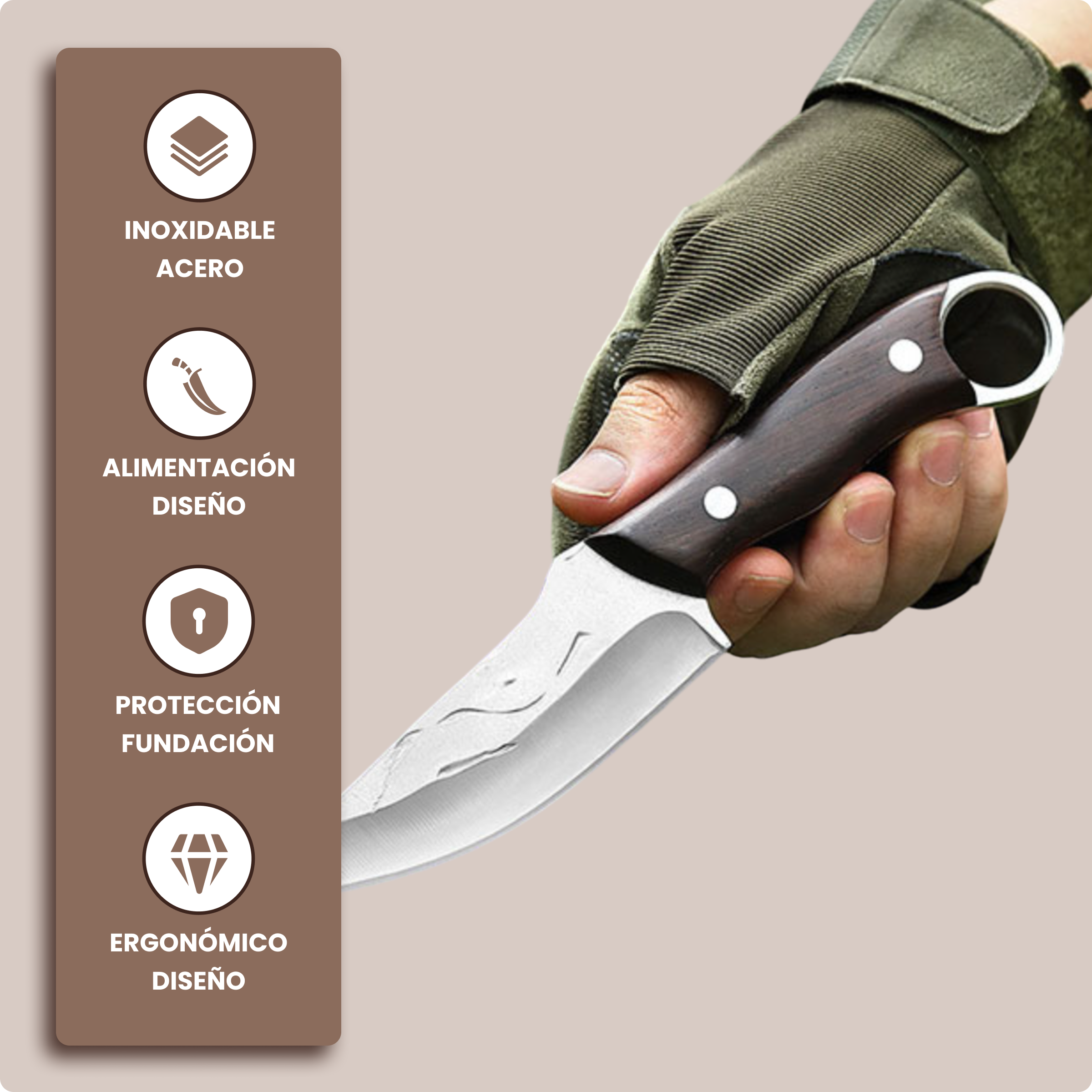 STEELHONK™ CUCHILLO JAPONES MAS FUNDA DE CUERO GRATIS + OBSEQUIO