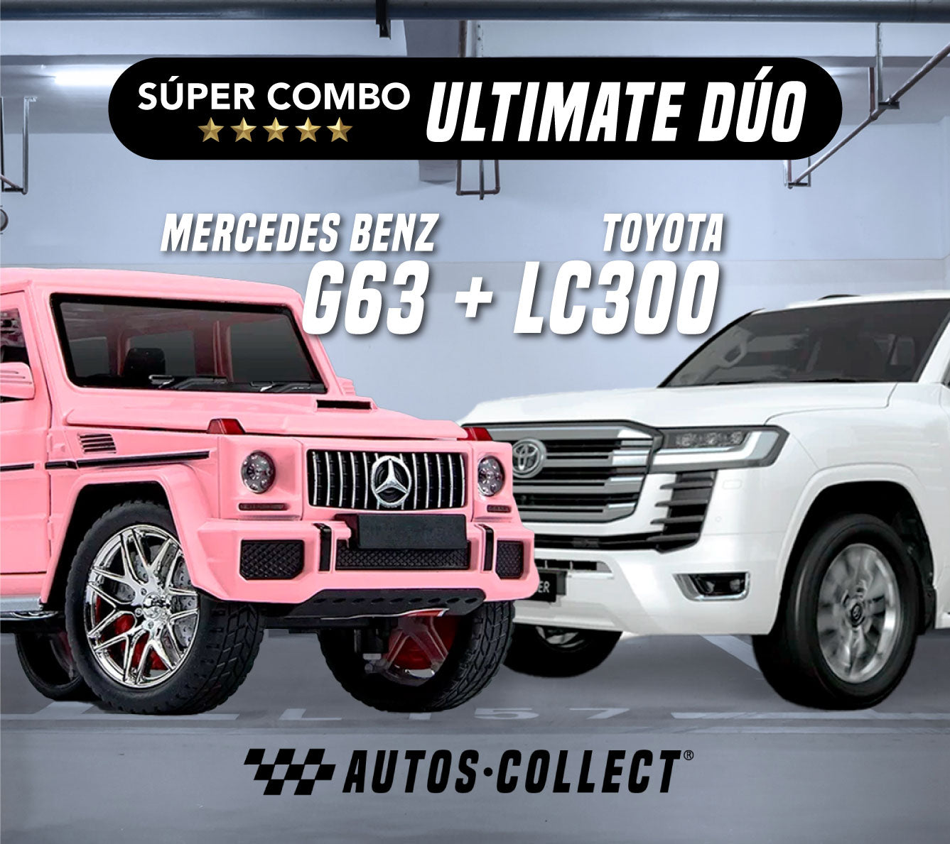 ¡COMBO ULTIMATE! MERCEDES BENZ G63 + TOYOTA LC300