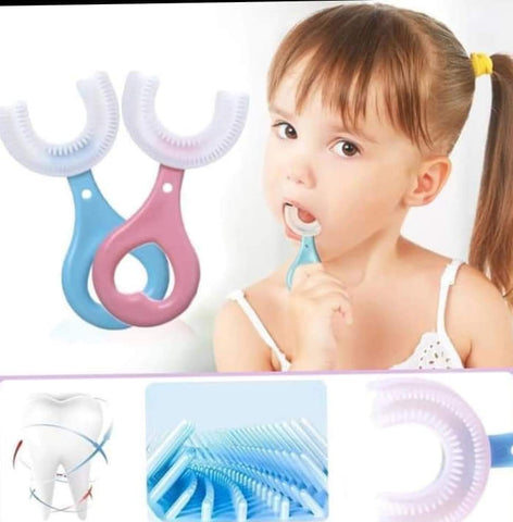 🧼CEPILLO DENTAL PARA NIÑOS EN U🧼